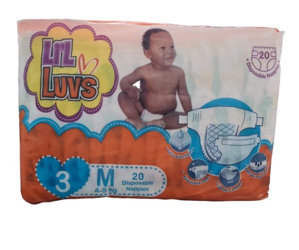 Lil Luvs Medium 20's (4-9Kg)