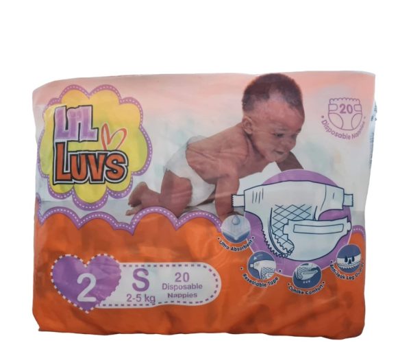 Lil Luvs Small (2-5kg) 20's