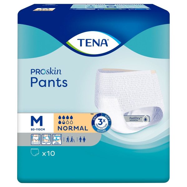 Tena Pants Medium 80cm-110cm 10's